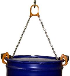 Vestil Cdl-2000 Steel Chain Drum Lifter 2000 Capacity, Orange/Silver