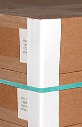 Vestil Cep-24-W Cardboard Cargo Edge Protector 50 Pieces 24" White