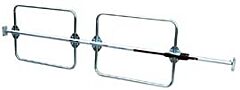 Vestil Ch-7 Galvanized Steel Cargo Bar Hoops For Cb Series 1" Projection