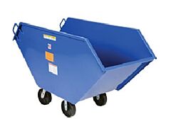 Vestil Chip-22.2 Steel Chip And Waste Trucks 22.2 Cubic Feet 2000 Lb. Capacity, Blue