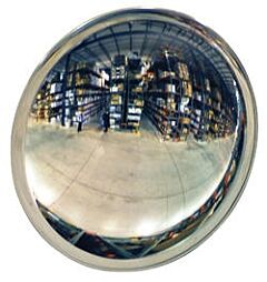 Vestil Cnvx-Wo-16 Acrylic Deep Outdoor Convex Mirror Indoor 16" Width Silver