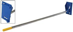 Vestil Cr-120-2 Steel Carriage Mount Class Ii Rug Ram Boom 120" 2200 Lb. Capacity, Blue/Silver