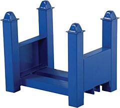 Vestil Crad-56 Steel Stackable Bar Cradle 22" 5600 Lb. Capacity, Blue