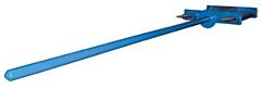 Vestil Crf-108 Steel Fork Mounted Rug Ram Boom 108" 2500 Lb. Capacity, Blue/Silver