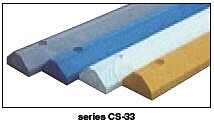 Vestil Cs-33-W Recycled Plastic Car Stop 72" X 6" X 3-1/4" White