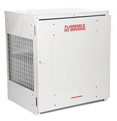 Vestil Cyl-Ex-12-S Steel Propane Exchange Cylinder Storage Cabinets With Solid Door 12 Cylinder Capacity, White