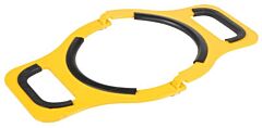 Vestil Cyl-M-9 Steel Manual Cylinder Lifter 9" Maximum Cylinder Diameter 200 Lb. Capacity, Yellow
