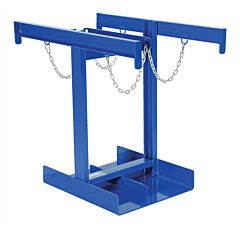 Vestil Cyl-P-4 Steel Cylinder Caddy 4 Maximum Cylinders 800 Lb. Capacity, Blue