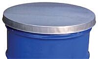 Vestil Dc-245 Galvanized Open Head Drum Cover 24-1/2" Inside Diameter Silver