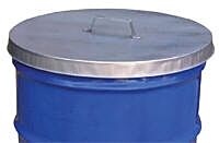 Vestil Dc-245-H Galvanized Open Head Drum Cover With Handle 24-1/2" Inside Diameter Silver