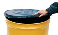 Vestil Dc-Tp-B Polyethylene Drum Cover Closed Head 55 Gallon Black
