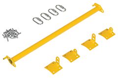 Vestil Dcbb-B-Kit Steel Dock Chain Barrier Bollard Conversion Hardware Kit Yellow