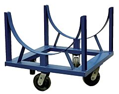Vestil Dcc-80 Steel Heavy Duty Cradle 30-11/16" X 30-3/8" X 25-5/8" 4000 Lb. Capacity, Blue