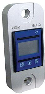 Vestil Dli-1 Aluminum Digital Load Indicator 1-1/2" X 3-5/8" X 8-3/4" 1000 Lb. Capacity, Silver