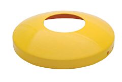 Vestil Dome-5.5 Steel Protective Dome Cover For 5.5" Bollards Yellow