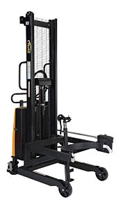 Vestil Drum-Lrt-Air Steel Air Powered Drum Lifter/Rotator/Transporter 57" X 31" X 85" 550 Lb. Capacity, Black/Yellow
