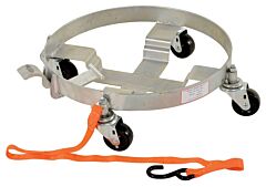 Vestil Drum-Tri-C-Tlt Steel Tilting Drum Dolly Three Tier 21-1/2" X 21-1/2" X 5-7/8" 1200 Lb. Capacity, Silver
