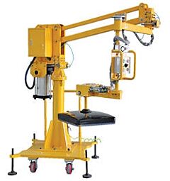 Vestil Dsl-300-P Steel Air Balanced Lifter Portable Maximum Arm Length, 78-1/4" 250 Lb. Capacity, Yellow