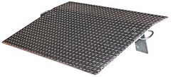 Vestil E-4824 Aluminum Economizer Dock Plate Usable 48" X 24" 3/8" Plate Thickness 5200 Lb. Capacity