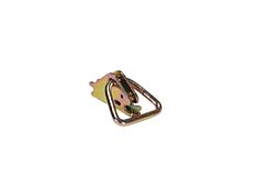 Vestil E-Clip-D Metal "D" Ring Tie Off For Attachment To E-Track Models Gold