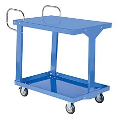 Vestil Easy-A-2436 Steel Easy Access Stock Truck 24" X 36" Deck 1200 Lb. Capacity, Blue