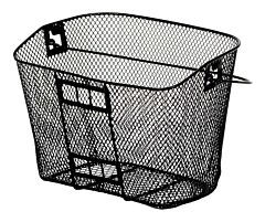Vestil Easy-A-Bsk Steel Wire Easy Access Stock Truck Storage Basket 10" X 11" X 14-1/2", Black