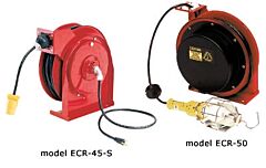 Vestil Ecr-45-S Steel Electric Cord Reel Single Receptacle 12-5/8" X 9-3/8" X 13-1/4" Red