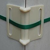 Vestil Edge-N1 Nylon Guards 100 Pieces 3-7/8" X 3-7/8" X 5-3/8" Cream