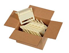 Vestil Edge-N1-12Pk Nylon Guards 12 Pack 3-7/8" X 3-7/8" X 5-3/8" Cream