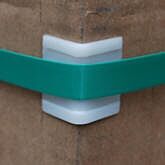 Vestil Edge-P1 Plastic Edge Guards 1000 Pieces 1" X 1" X 1-1/4" White