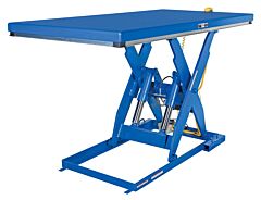 Vestil Ehlt-4896-4-56 Steel Electric Hydraulic Lift Table 48" X 96" 4000 Lb. Capacity, Blue