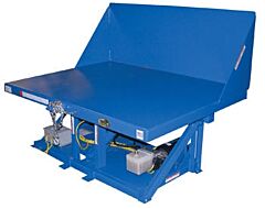 Vestil Em1-500-4250-4 Steel Efficiency Master Tilt Table 90 Degree Tilt 42" X 50" 4000 Lb. Capacity, Blue