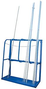 Vestil Evr-106-Ext Steel Expandable Vertical Bar Rack 106" Height Extension Blue