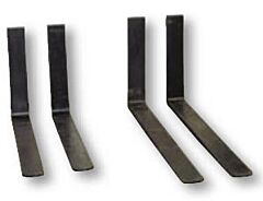 Vestil F4-1.75-60 Forged Steel Forks 60" X 1-3/4" 5,000 Lb. Capacity, Black