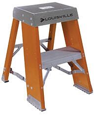 Vestil Fbss-3 Fiberglass Industrial Step Stand 3 Step 300 Lb. Capacity, Orange
