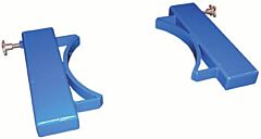Vestil Fdg-55 Steel Fork Mounted Drum Gripper 55 Gallon 800 Lb. Capacity, Blue