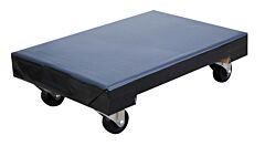Vestil Fdol-1624-9 Hardwood Dolly Vinyl Cover 16" X 24" 900 Lb. Capacity, Black