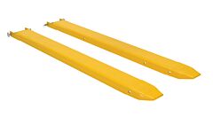 Vestil Fe-5-63-P Steel Pin Style Fork Extensions 5" X 63" 4,000 Lb. Capacity, Yellow