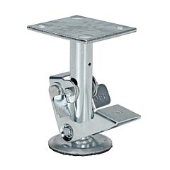 Vestil Fl-Lk-6Em Steel Top Mount Floor Lock 6-7/8 To 7-1/2" Height Silver