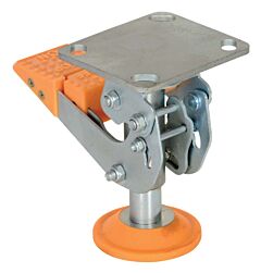 Vestil Fl-Lkh-6 Steel Floor Lock 6-9/16 To 7-5/8" Height Silver