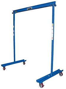 Vestil Fpg-3 Steel Portable Work Area Gantry Crane 80-3/4" X 47-3/4" X 94" 300 Lb. Capacity, Blue