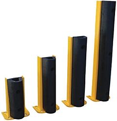 Vestil G6-12-B Steel Structural Rack Guard 7-3/4" X 8-1/16" X 12-1/4", Yellow