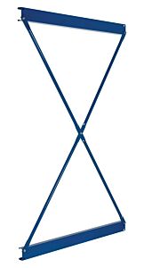 Vestil Hb-C-8-3 Steel Heavy Duty Cantilever Brace Set 96" X 36" Blue