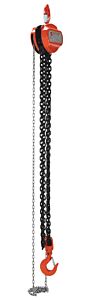 Vestil Hch-10-10 Steel Manual Chain Hoist 10 Ft. Lift 10,000 Lb. Capacity, Orange
