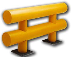 Vestil Hdgr-8-36 Steel Heavy Duty Guard Rail 96" X 36" 12,000 Lb. Capacity, Yellow