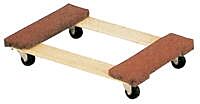 Vestil Hdoc-1624-9 Hardwood Carpet End Dolly 24" X 16" X 5-3/4" 900 Lb. Capacity