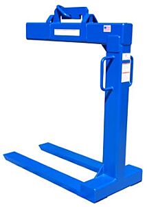 Vestil Hdp-6-48 Steel Pallet Lifter 48" Fork 6000 Lb. Capacity, Blue