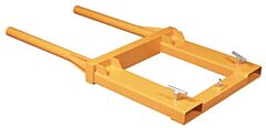 Vestil Hdt-500 Steel Horizontal Drum Positioned 650 Lb. Capacity, Yellow