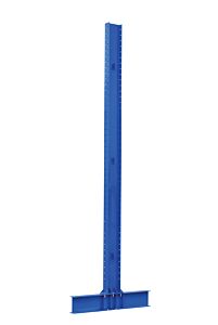 Vestil Hdu-C-14-36 Steel Heavy Duty Double Sided Cantilever Uprights For 30" And 36" Arms 14 Ft. 35,200 Lb. Capacity, Blue
