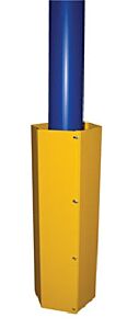Vestil Hex-48 Steel Hexagonal Column Guard 48" Height Yellow